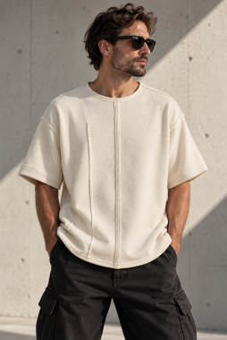 UNISEX TRIČKO RAW IVORY